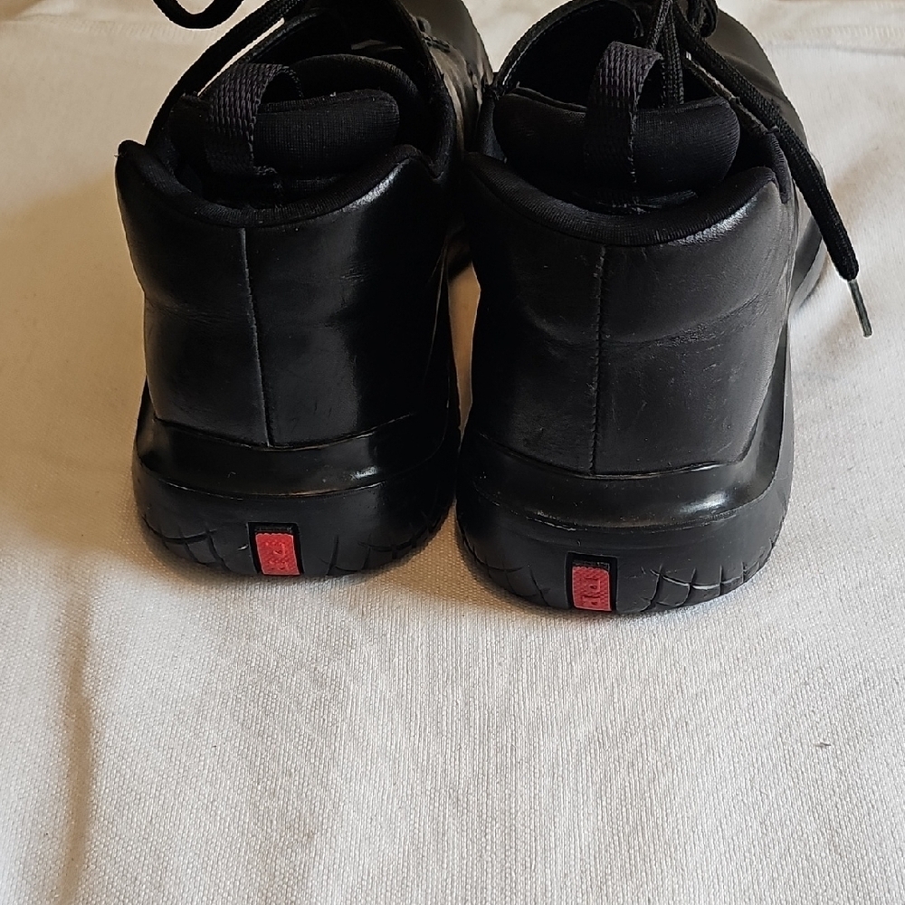 Men's Black Leather Shoes - Picture 3 of 5